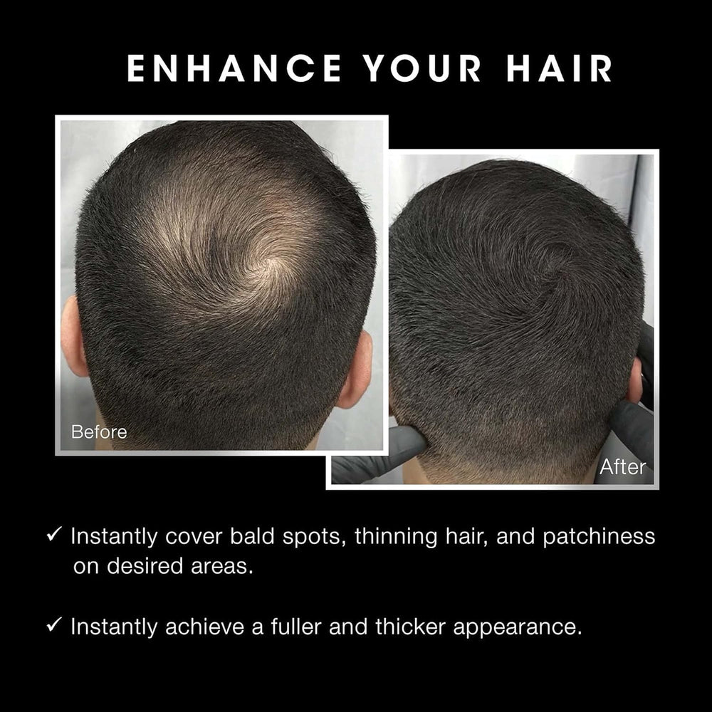 Pacinos hair fiber close-up texture reveals natural-looking fibers and blend