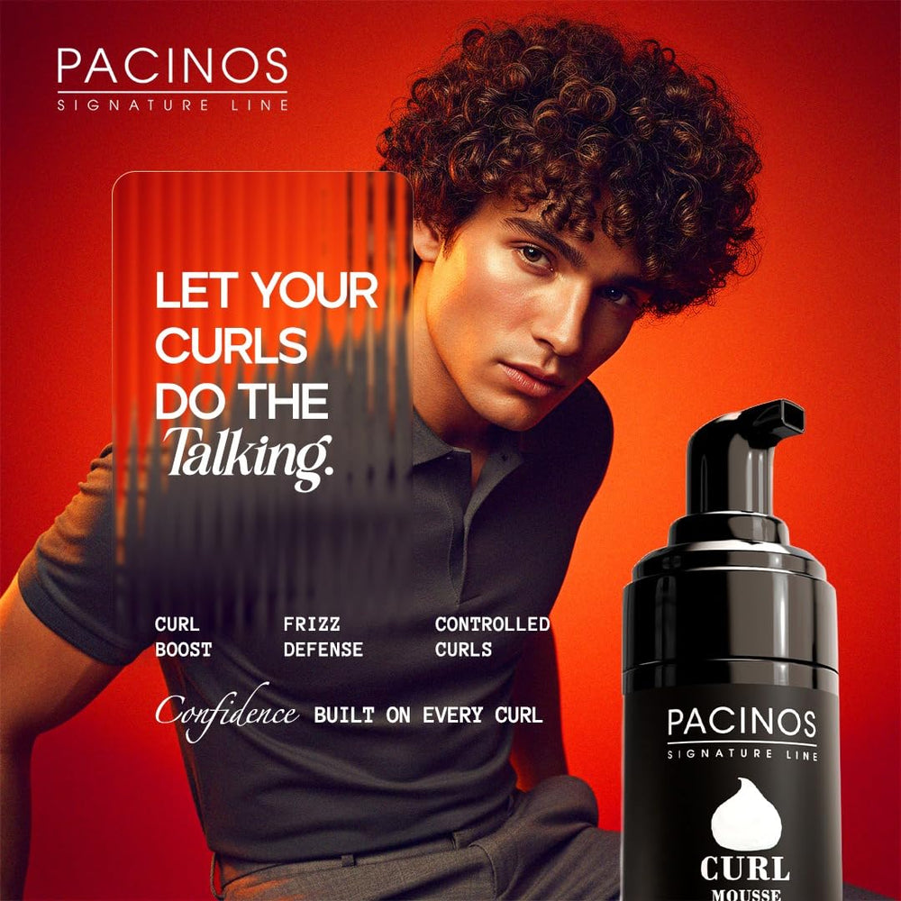 Pacinos damp hair application demonstrates even distribution for smooth curl definition