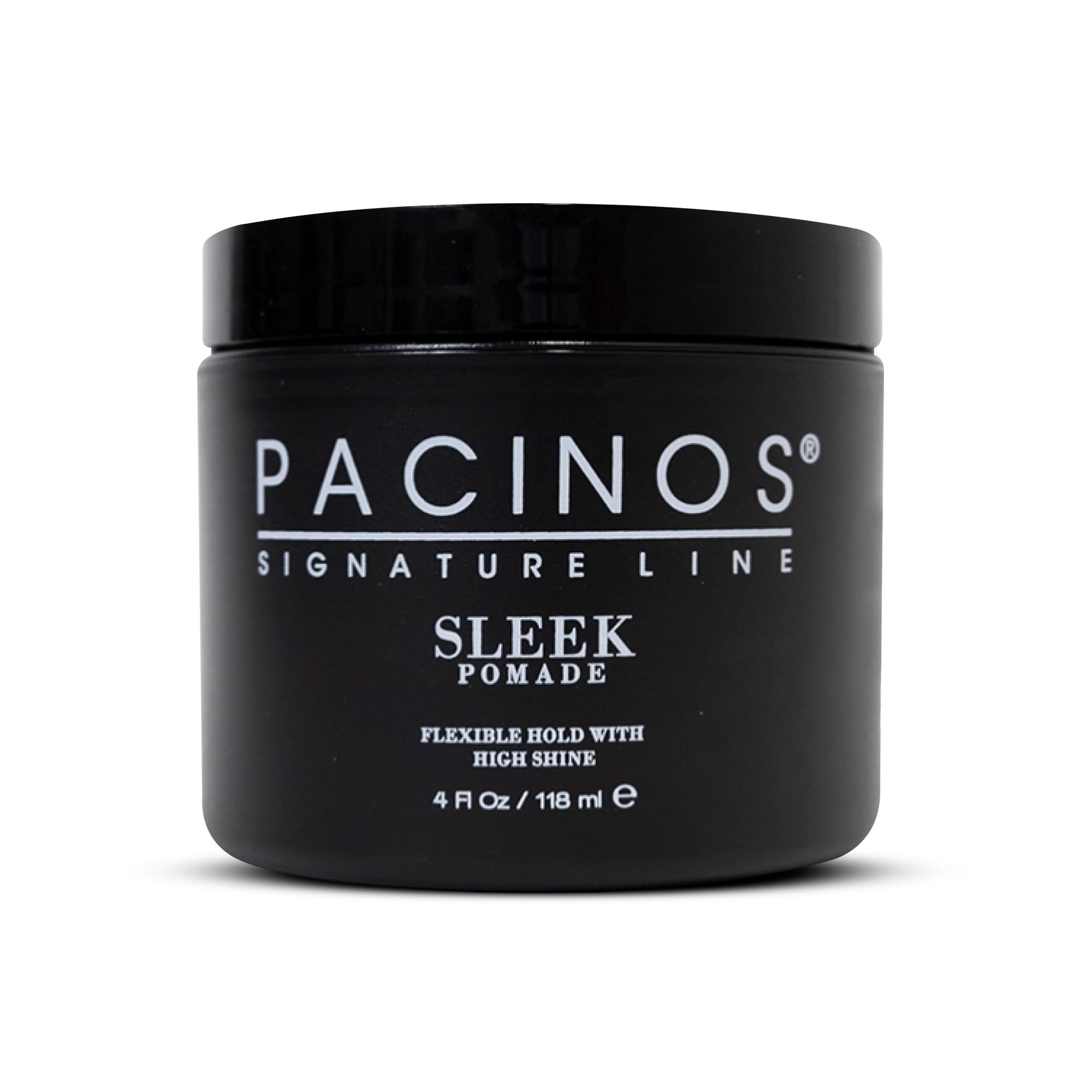 Pacinos SLEEK pomade tube for towel-dried hair delivering long-lasting shine and flexible hold.