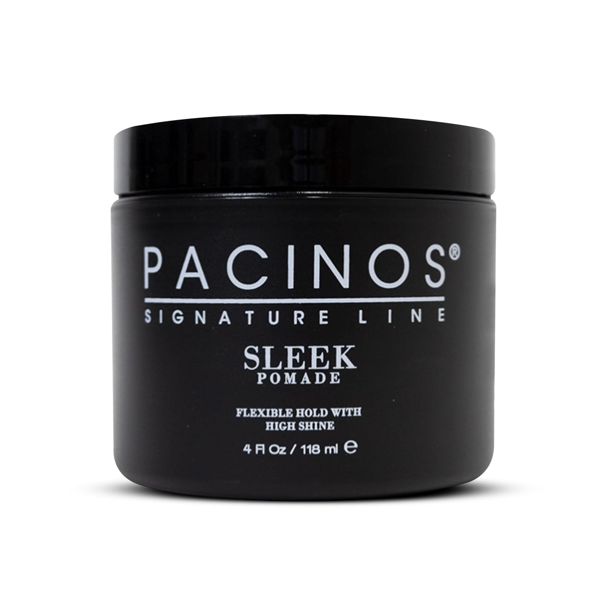 Pacinos SLEEK pomade tube for towel-dried hair delivering long-lasting shine and flexible hold.