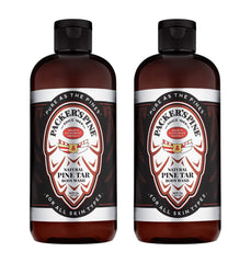 Packer's Pine Tar Body Wash bottle with rugged branding for an invigorating cleanse