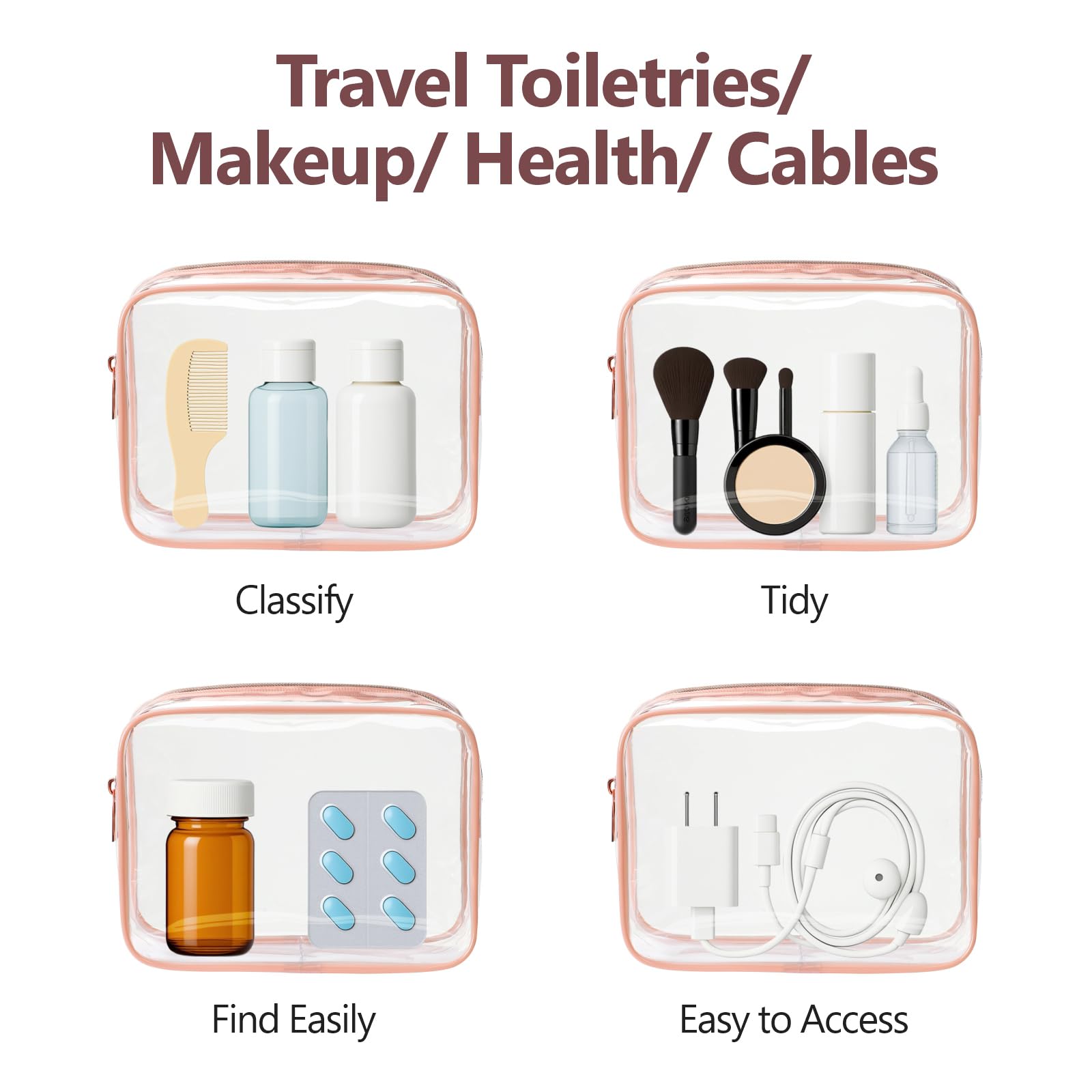 Packism bolsa de aseo ideal para cosméticos y pequeños accesorios