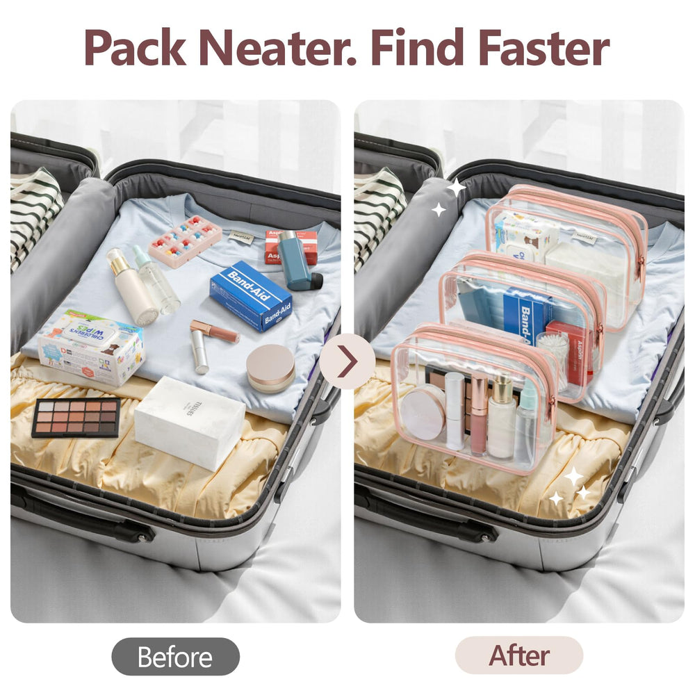 Packism bolsa de aseo para maquillaje compacto y esenciales de viaje