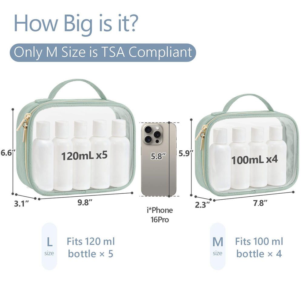 PACKISM transparent side enables easy scanning of items inside.