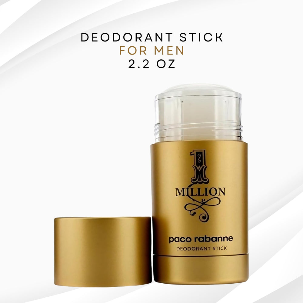 Paco Rabanne 1 Million deodorant stick packaging for luxury gifting and storage.