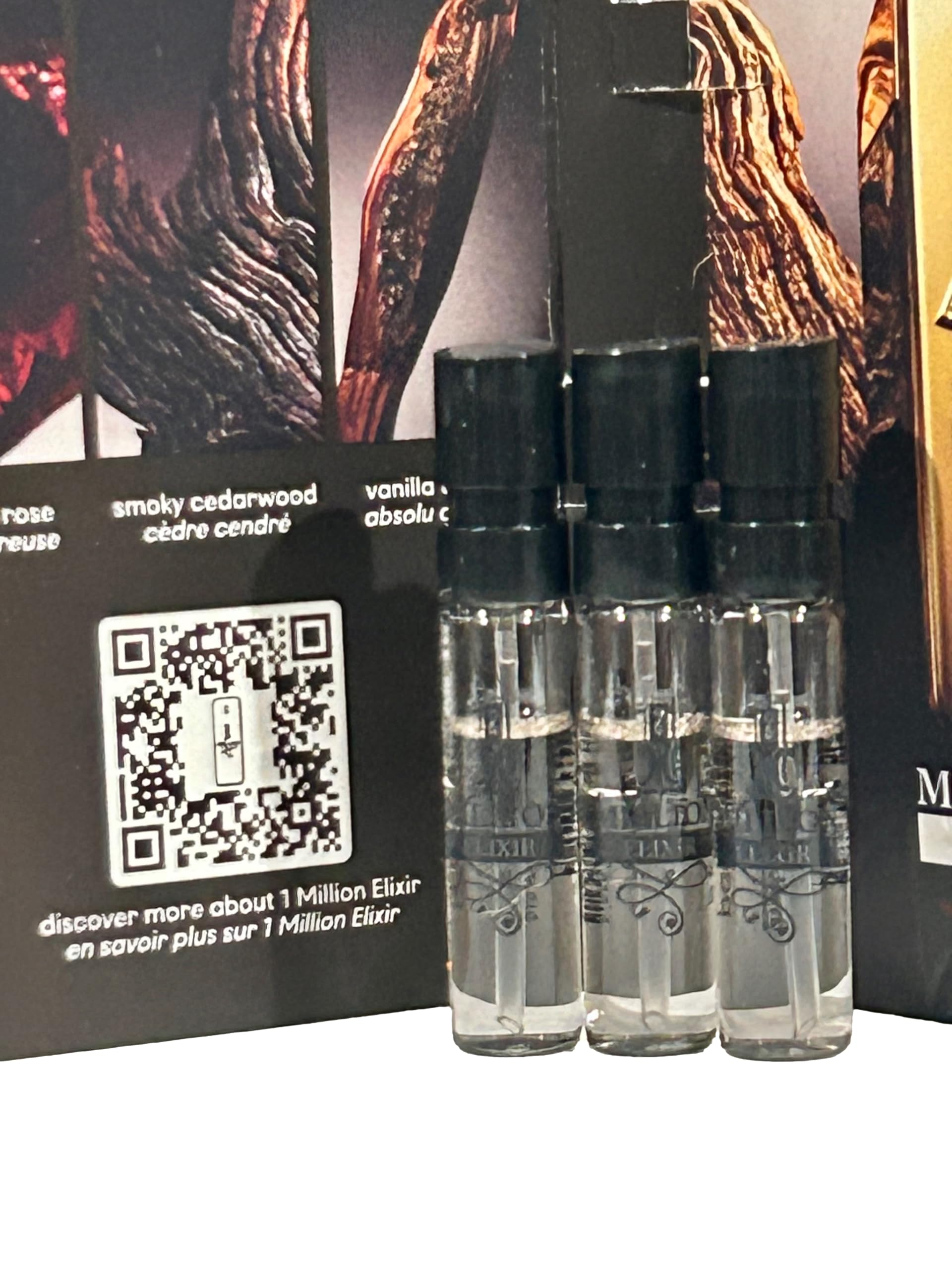 Paco Rabanne 1 Million Elixir Intense bottle with cap detail; premium fragrance for evenings.