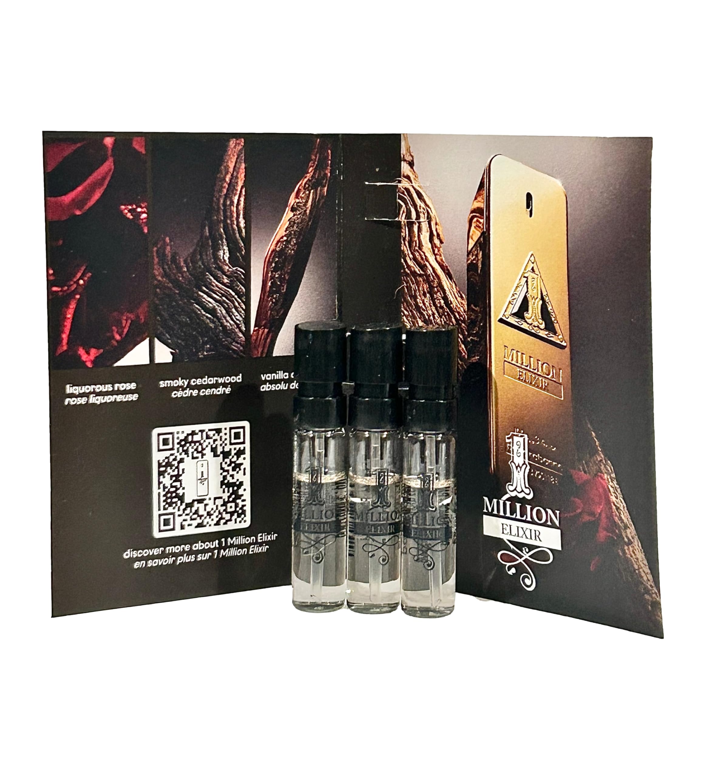 Paco Rabanne 1 Million Elixir Intense travel mini vial; on-the-go fragrance option.