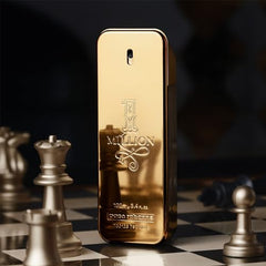 Paco Rabanne 1 Million top-note tangerine image, suggesting fresh, energetic daytime allure