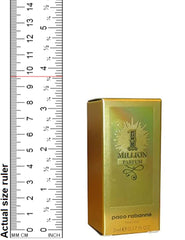 Paco Rabanne 1 Million Parfum Mini Splash packaging showcases compact travel size for on-the-go confidence
