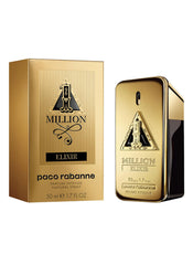 Paco Rabanne 1 Million Elixir Intense bottle back view with premium design.