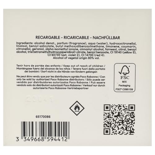 Paco Rabanne Fame EDP vanilla-jasmine note hints creamy allure.