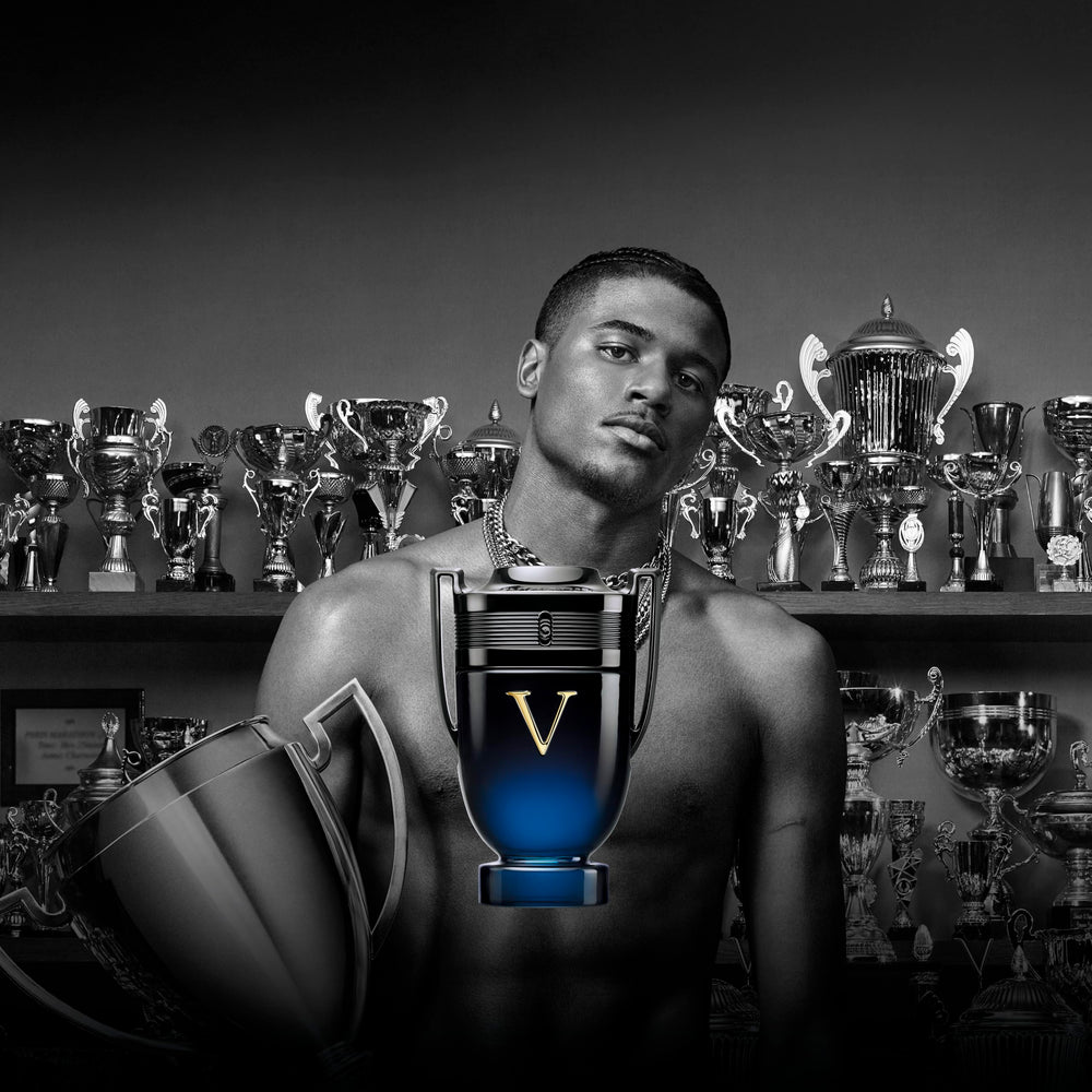Paco Rabanne Invictus Victory Elixir on skin shows spicy-woody aroma and lasting presence.