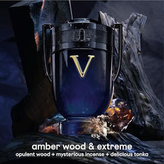 Paco Rabanne Invictus Victory Elixir spray in action, precise mist for day-to-night wear.