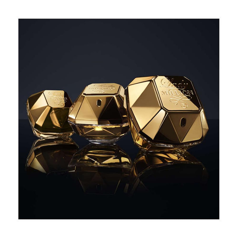 Paco Rabanne Lady Million packaging box—gift-ready premium presentation for fragrance lovers.
