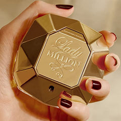 Paco Rabanne Lady Million perfume on wrist demonstrating elegant sillage for evening occasions