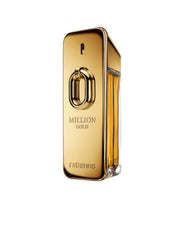Paco Rabanne Million Gold Intense bottle front view for evening wear presence