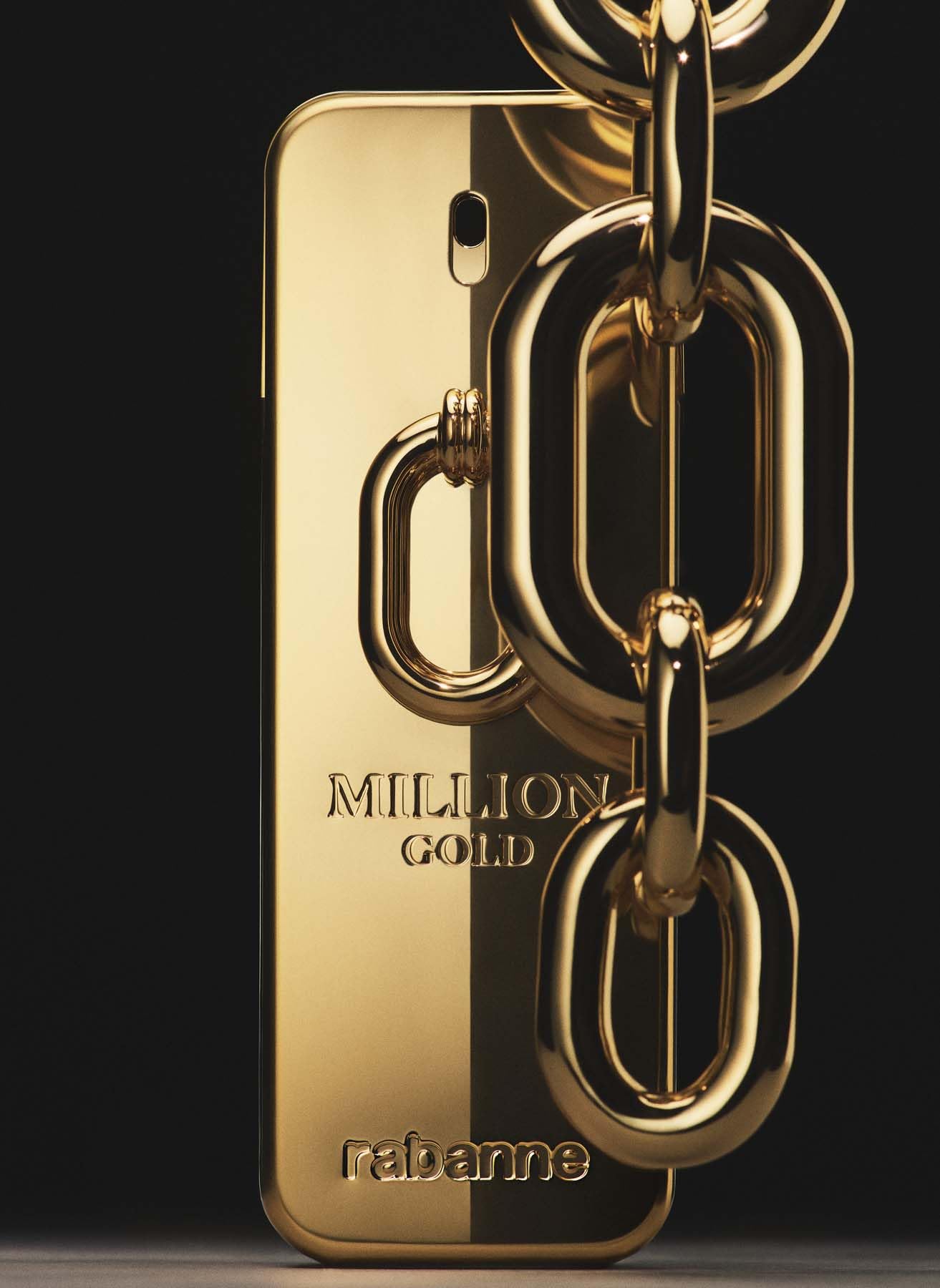 Paco Rabanne Million Gold Intense nightwear scene evokes confident, sophisticated scent trail