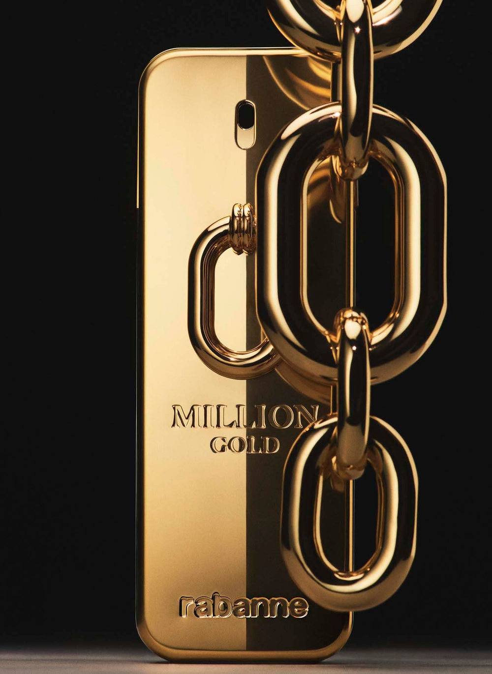 Paco Rabanne Million Gold Intense nightwear scene evokes confident, sophisticated scent trail