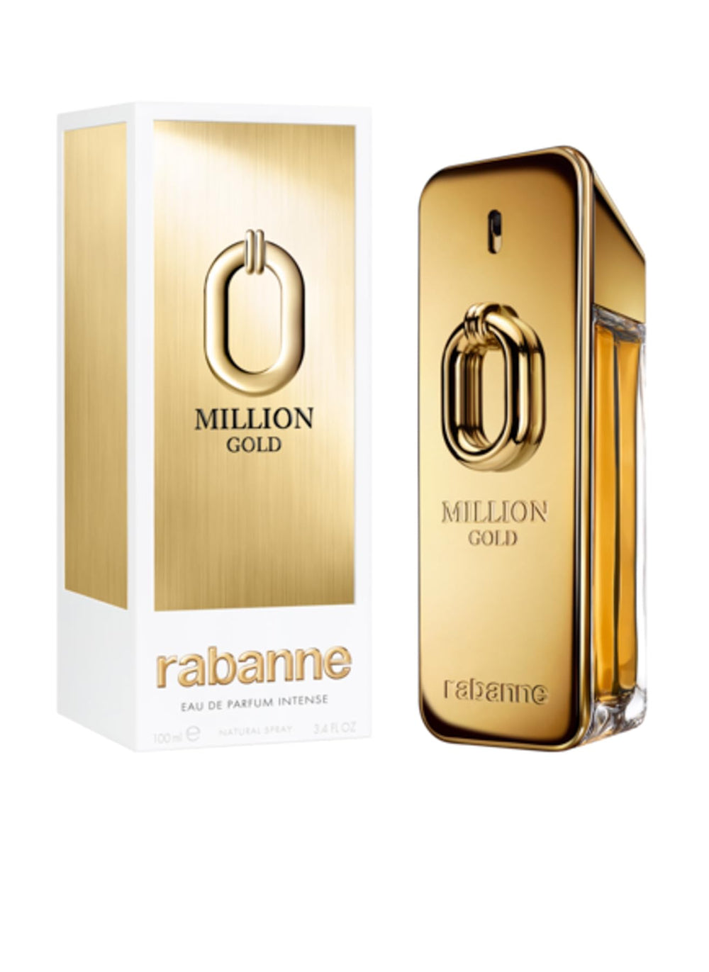 Paco Rabanne Million Gold Intense spray on wrist demonstrates easy application for evenings