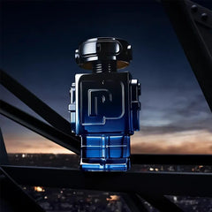 Paco Rabanne Phantom Intense jet black blue gradient bottle for evening allure and signature scent.