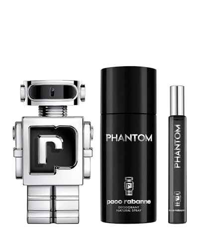 Paco Rabanne Phantom tin-set deodorant spray highlights long-lasting freshness for on-the-go