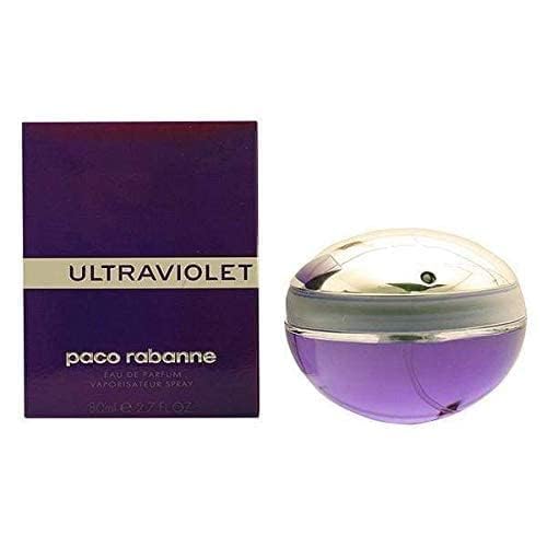 Paco Rabanne Ultraviolet amber-vanilla base, warm, inviting finish.