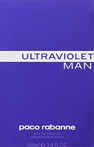 Paco Rabanne Ultraviolet EDT bottle side view highlighting sleek design for confident nights