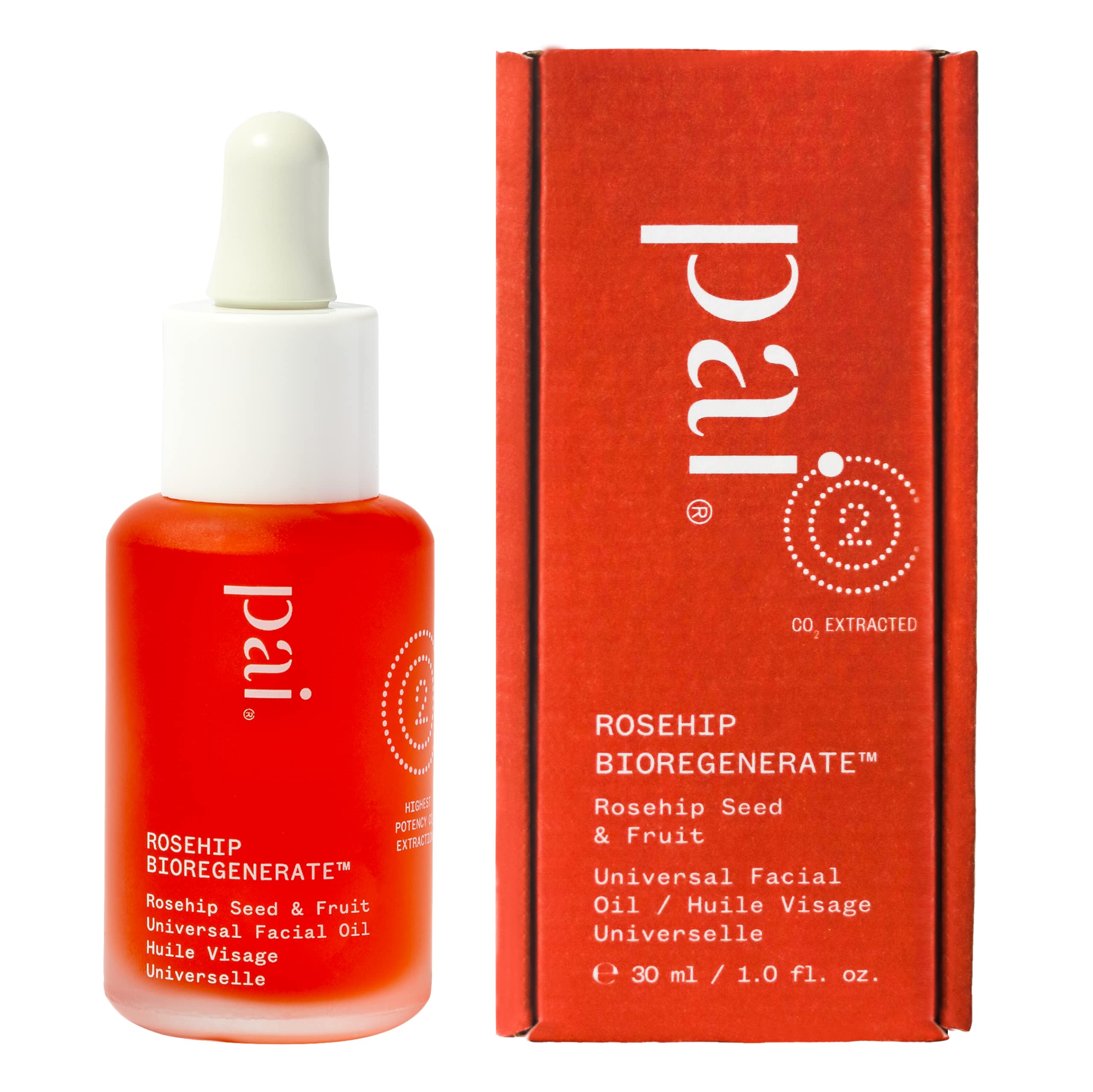 PAI SKINCARE Rosehip BioRegenerate oil bottle shows premium packaging for daily hydration