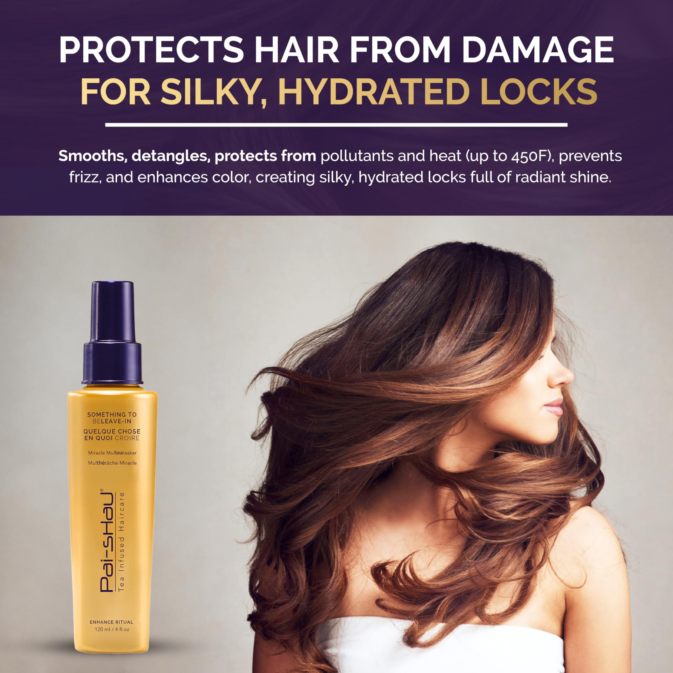 Pai-Shau Something To BeLeave-In supports all hair types and textures.