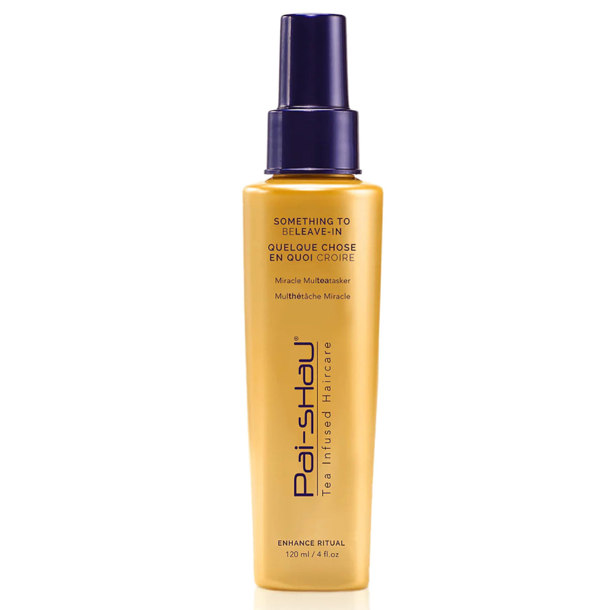 Pai-Shau Something To BeLeave-In bottle spray detangles and moisturizes hair.