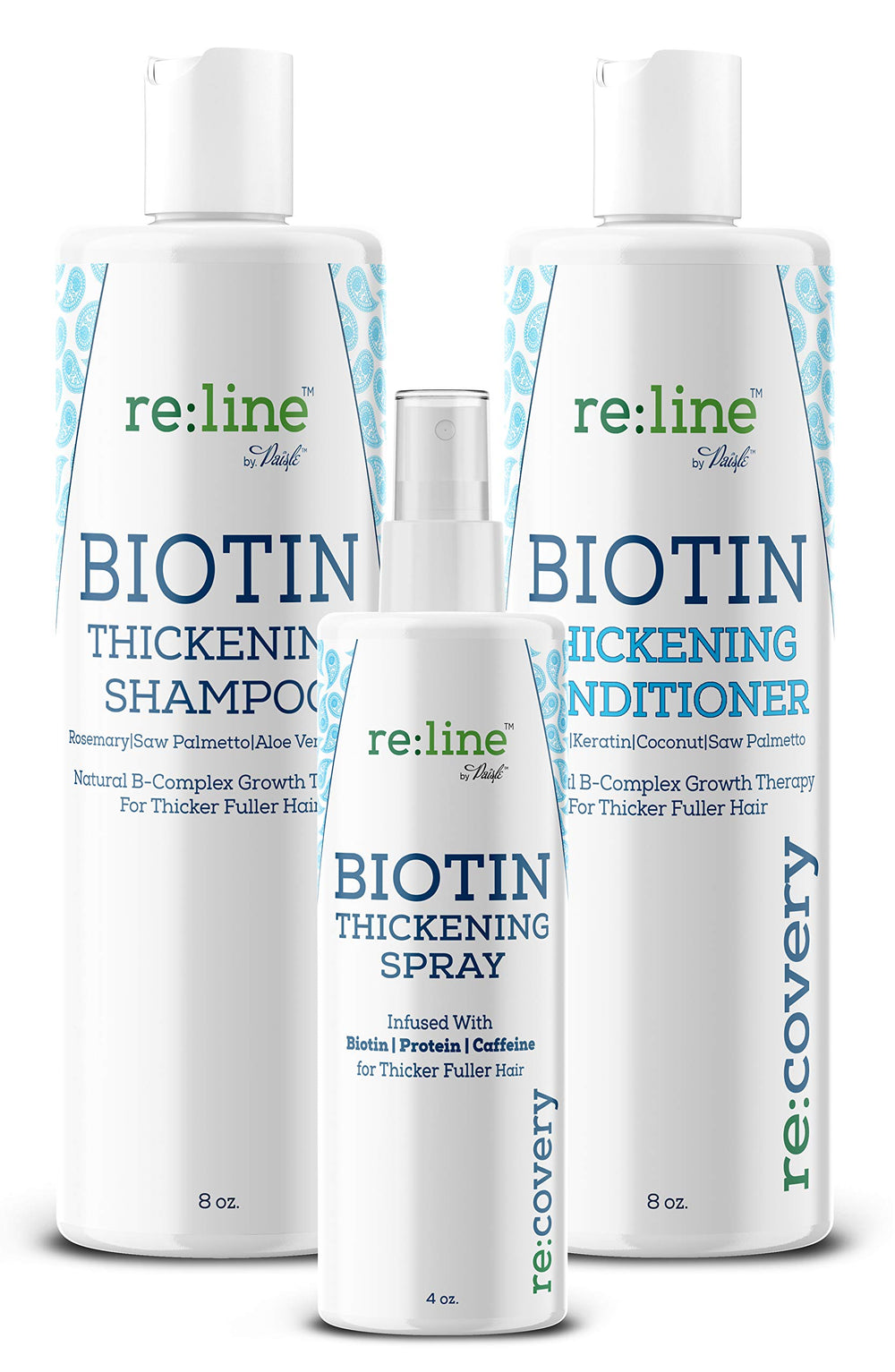 Paisle Botanics Biotin Hair Growth Conditioner texture swirl showing lightweight conditioning.