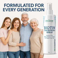 Paisle Botanics Biotin spray creates textured, fuller hair with shine.