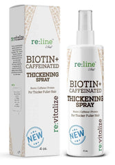 Paisle Botanics Biotin Thickening Spray mist application demonstrates easy styling and lift.