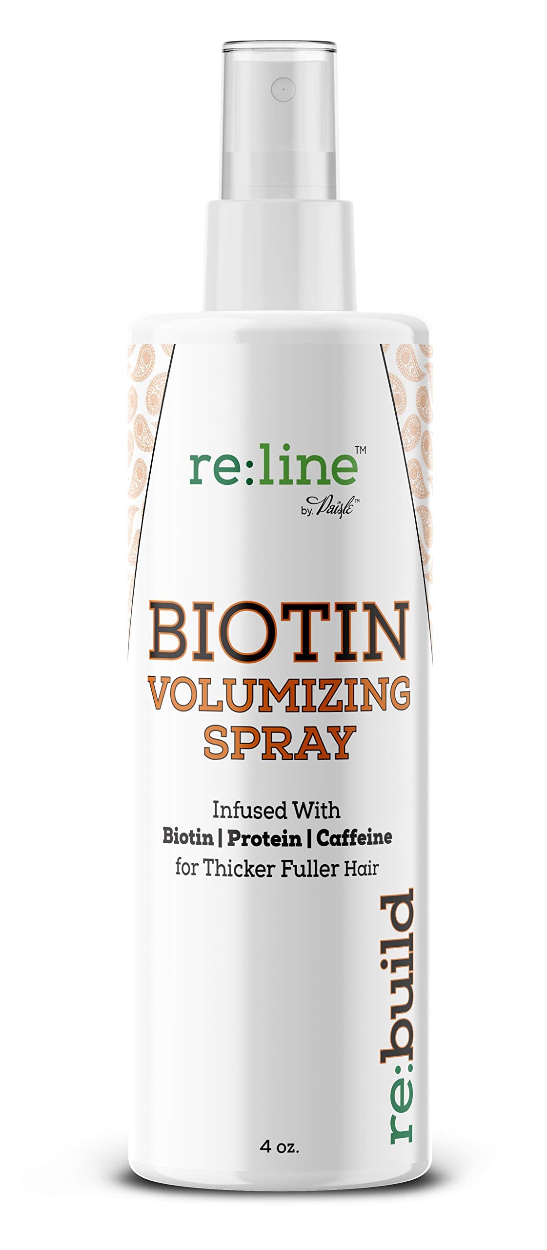 Paisle Botanics Biotin Volumizing Spray texture finish for soft, buildable volume.