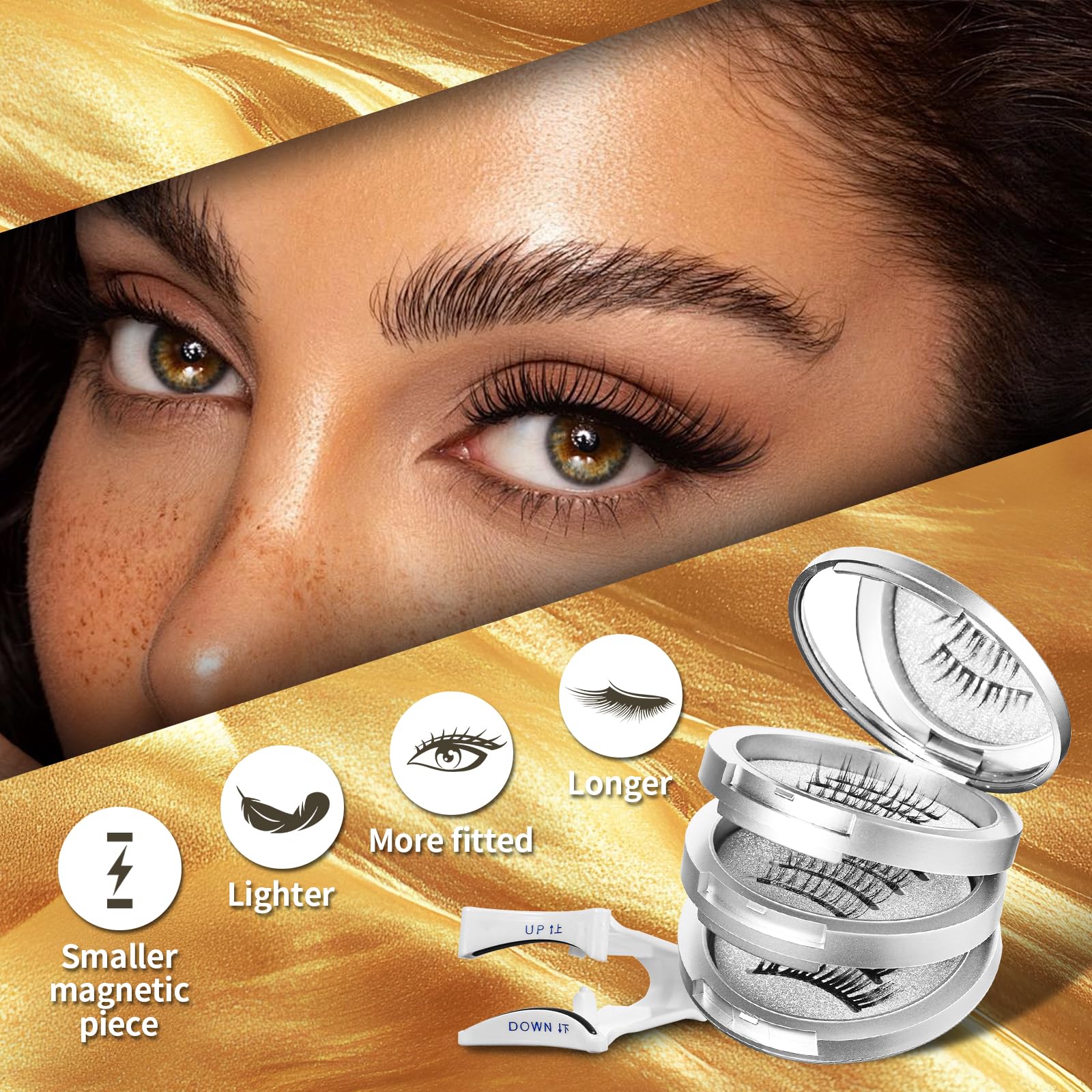 PALIMAINY waterproof design eyelashes suitable for damp conditions.
