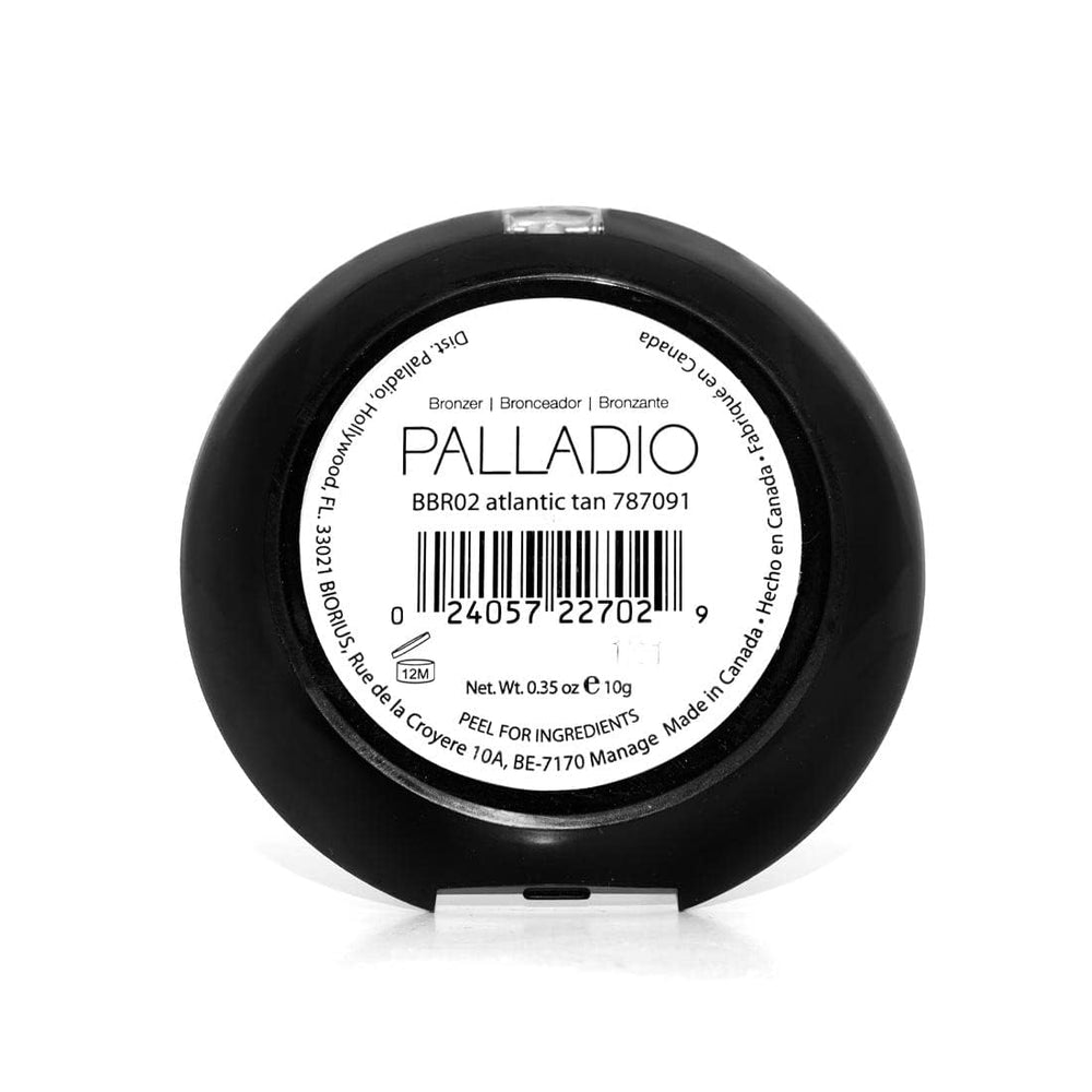 Palladio Baked Bronzer arm swatch shows even, natural finish.