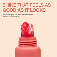 Palladio Butter Balm closeup highlights aloe and peptides for lip nourishment