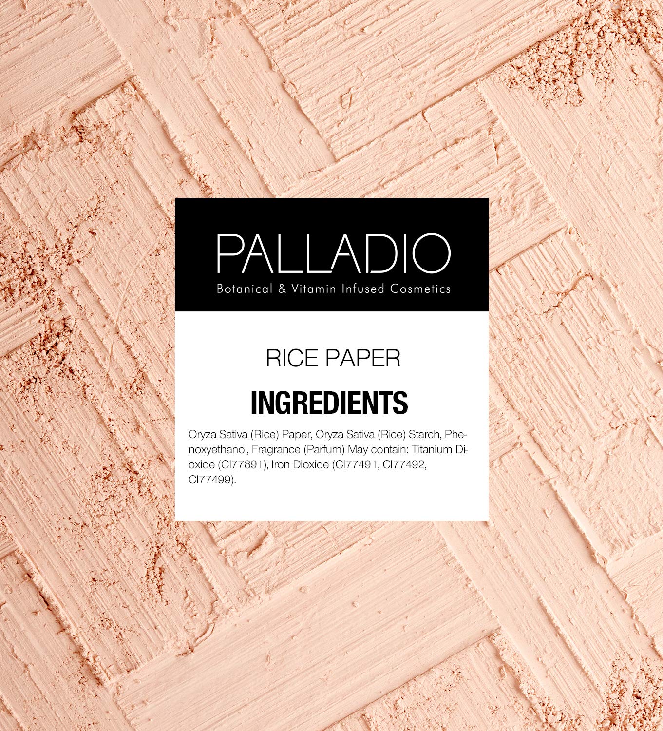 Palladio blotting sheets provide translucent oil-control touch-ups.