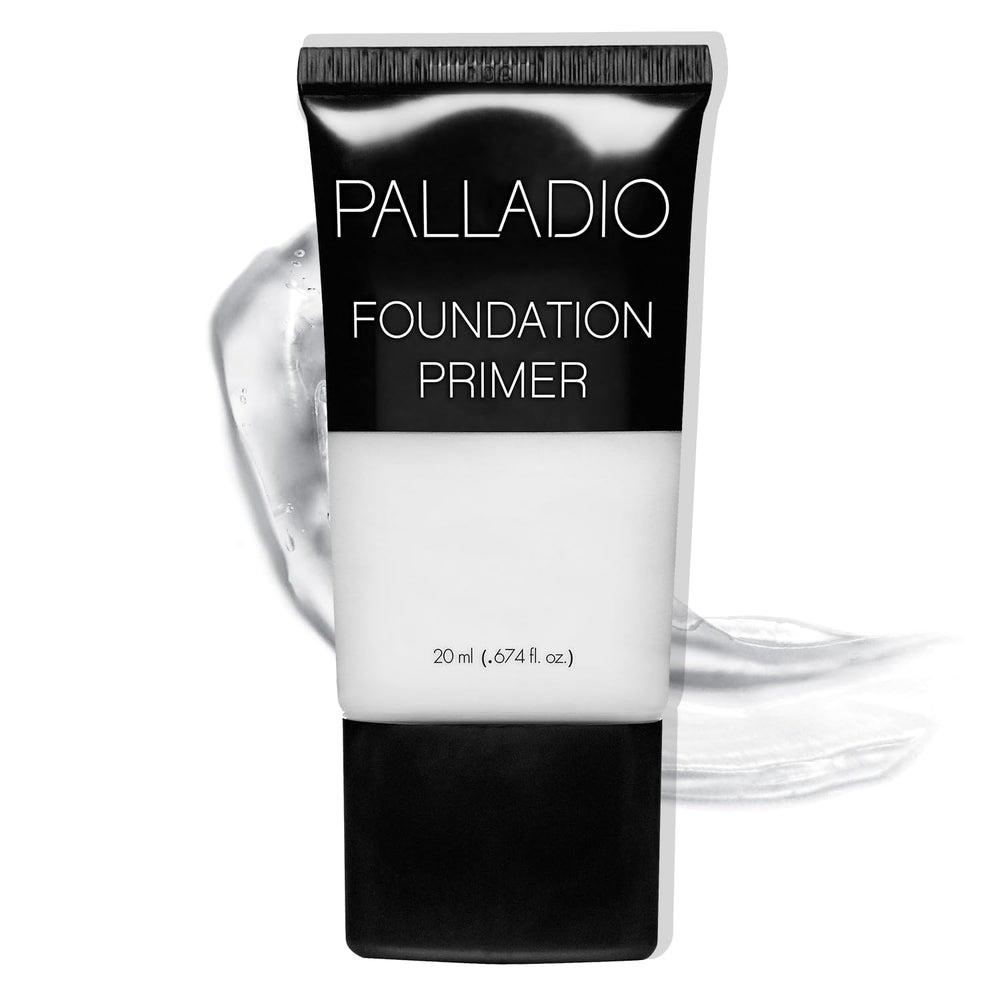 Palladio Foundation Primer close-up shows a silky, lightweight texture for smoother pores.