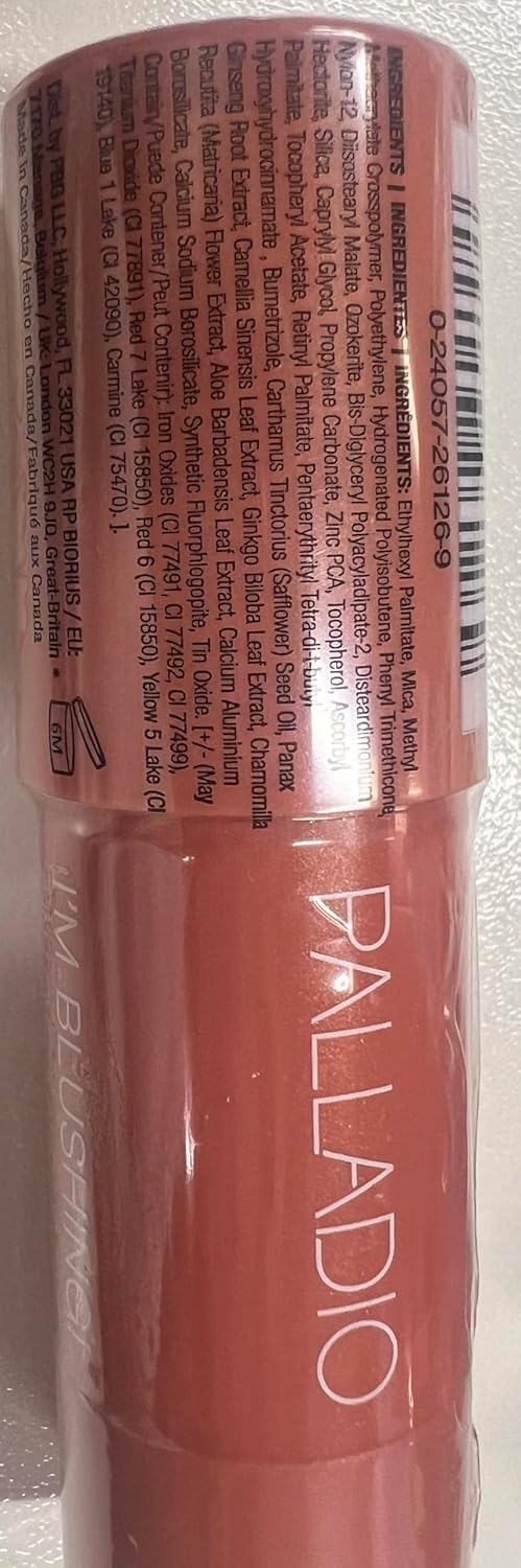 Palladio I'm Blushing closeup-texture emphasizes nourishing botanical ingredients and finish.