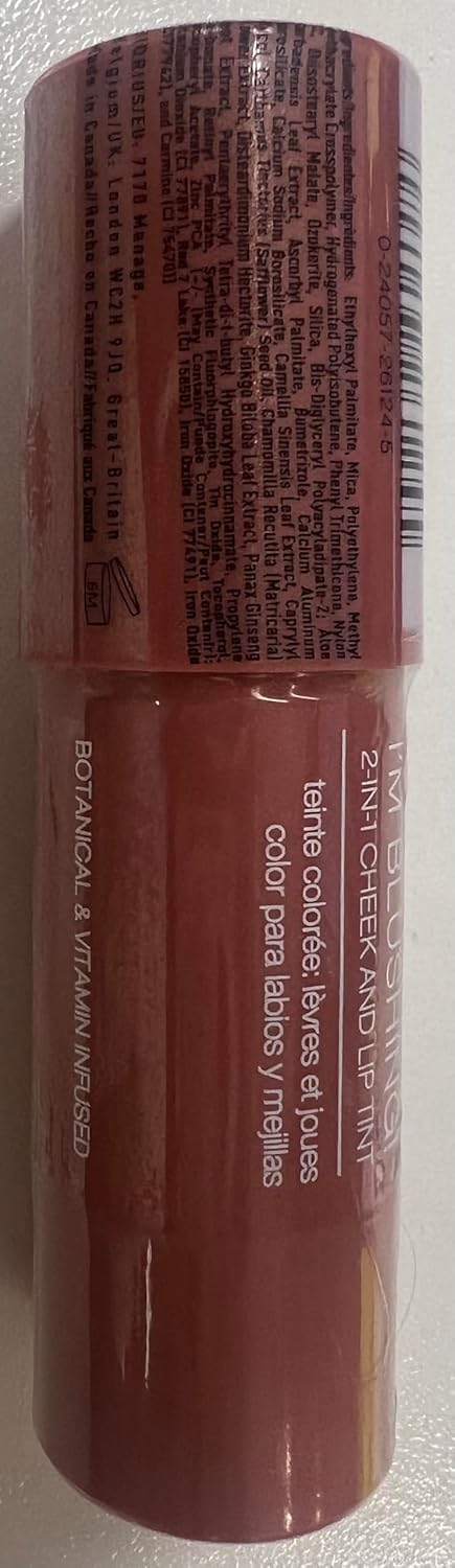 Palladio I'm Blushing tint 2-in-1 stick for on-the-go multi-use.