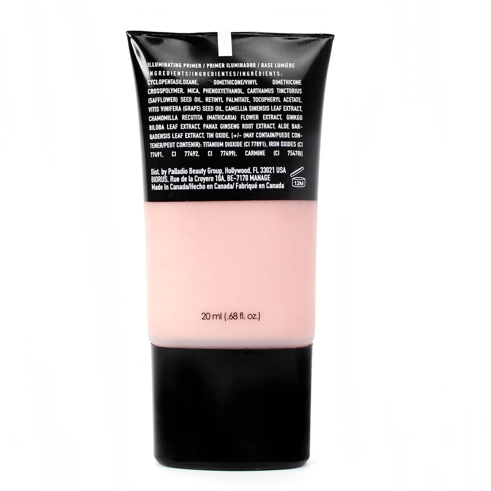 Palladio green tea extract emphasizes skin-nourishing prep for glow.
