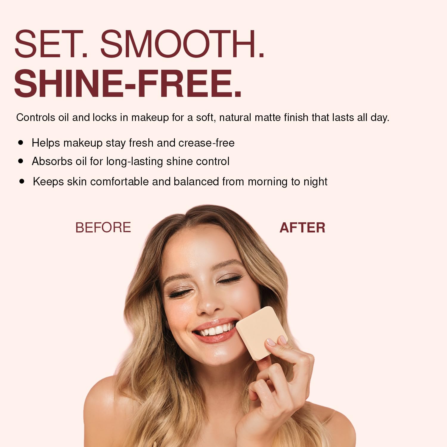 Palladio pressed rice powder natural oil-absorption helps makeup stay fresh