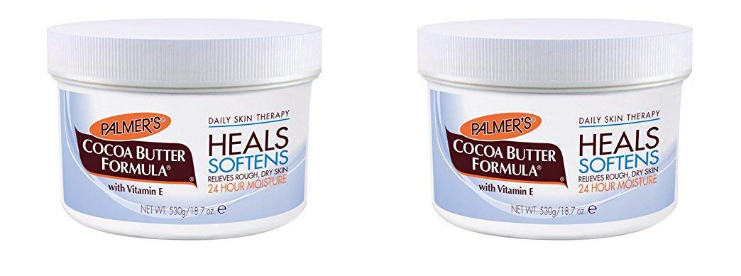 Palmer's Cocoa Butter Formula bottle for deep moisturization and skin smoothing.