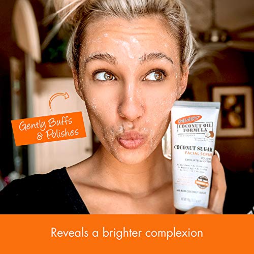Palmers Coconut Sugar Scrub application demonstrating gentle massage technique