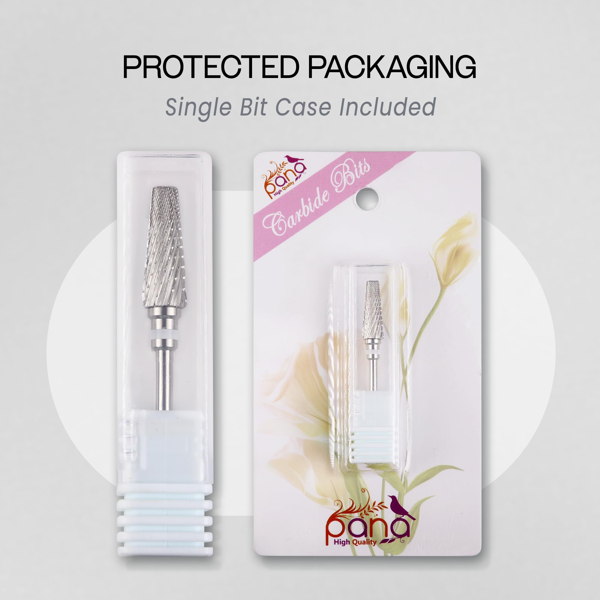 PANA carbide bit delivers heat and rust resistance.