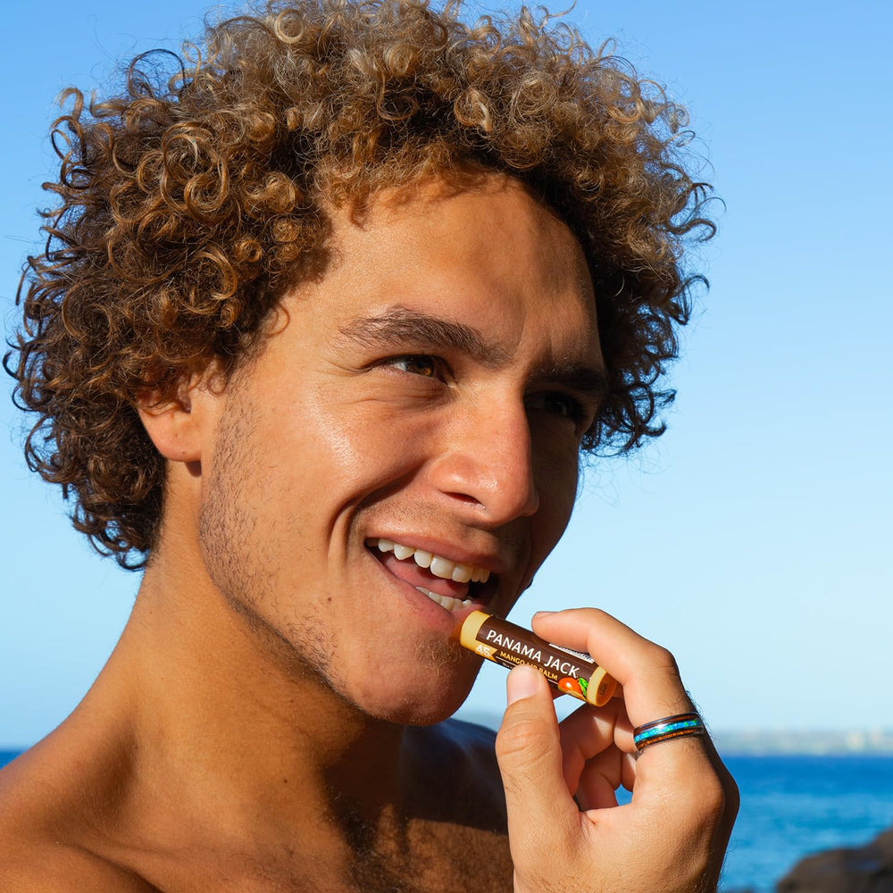 Panama Jack flavor-pack-tropical close-up illustrating vibrant tropical flavor and lip moisture