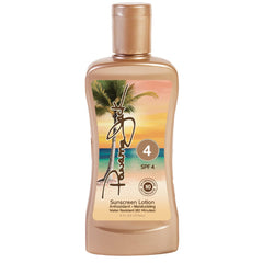 Panama Jack sunscreen tanning lotion SPF 4 bottle ready for outdoor tanning