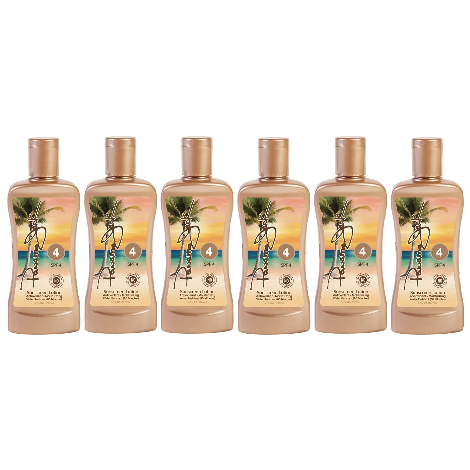 Panama Jack lotion in outdoor setting highlighting water-resistant formula