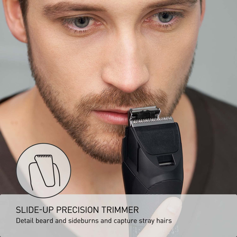 Panasonic ER-GB80-S corded operation option for uninterrupted grooming